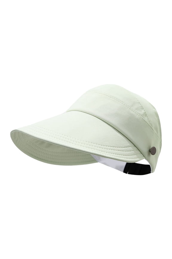Wide Brim Visor For Women Empty Top Wide Brim Adjustable Sun Visors For Women Summer Sun Beach Hats Ski Gaiter Women over Head Srb4 Snowmobile Head Sock Freezer Boots Game Worn Skis for Men Half Face