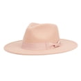 thumbnail image 1 of Wide Brim Women Men Rancher Fedora Hats Felt Panama Hats, 1 of 11