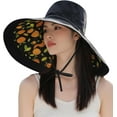thumbnail image 1 of Wide Brim Women Sun Hat Summer Beach Bucket Fishing Hats Metal Wired Edge Packable UV Protection for Hiking Garden Travel, 1 of 8