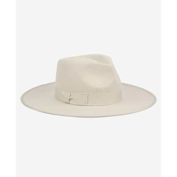 Wide Brim Wool Felt Light Color Fedora Hats Rancher Hats