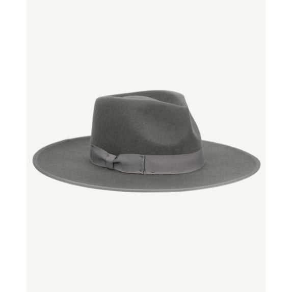 Wide Brim Wool Felt Light Color Fedora Hats Rancher Hats