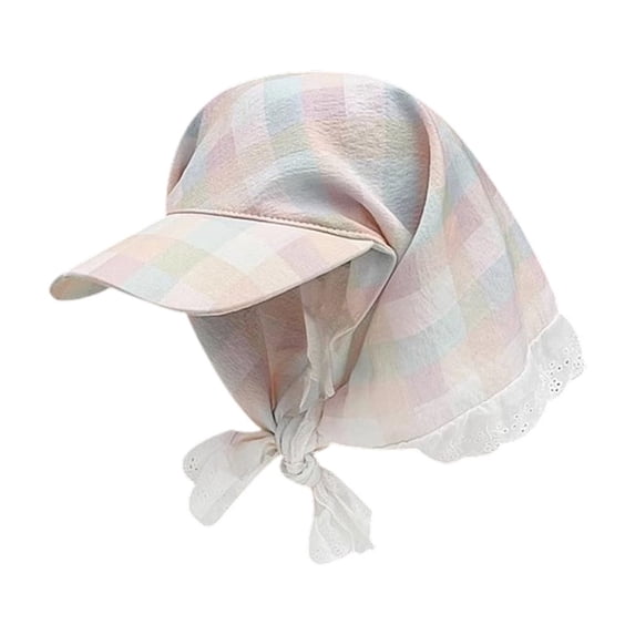 Wide Brimmed Baseball Cap Sun Hat Outdoor Hat Curved Brimmed Kerchief for Exercise Baseball Cap Headwear