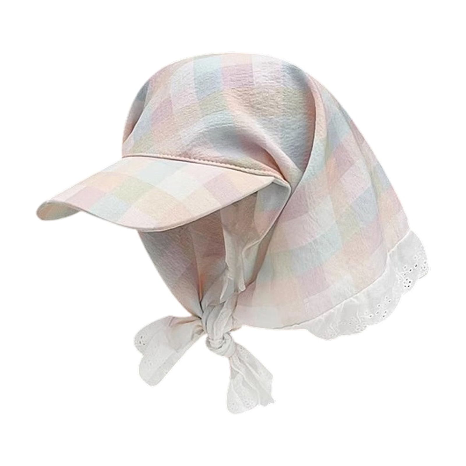 Wide Brimmed Baseball Cap Sun Hat Outdoor Hat Curved Brimmed Kerchief for Exercise Baseball Cap Headwear