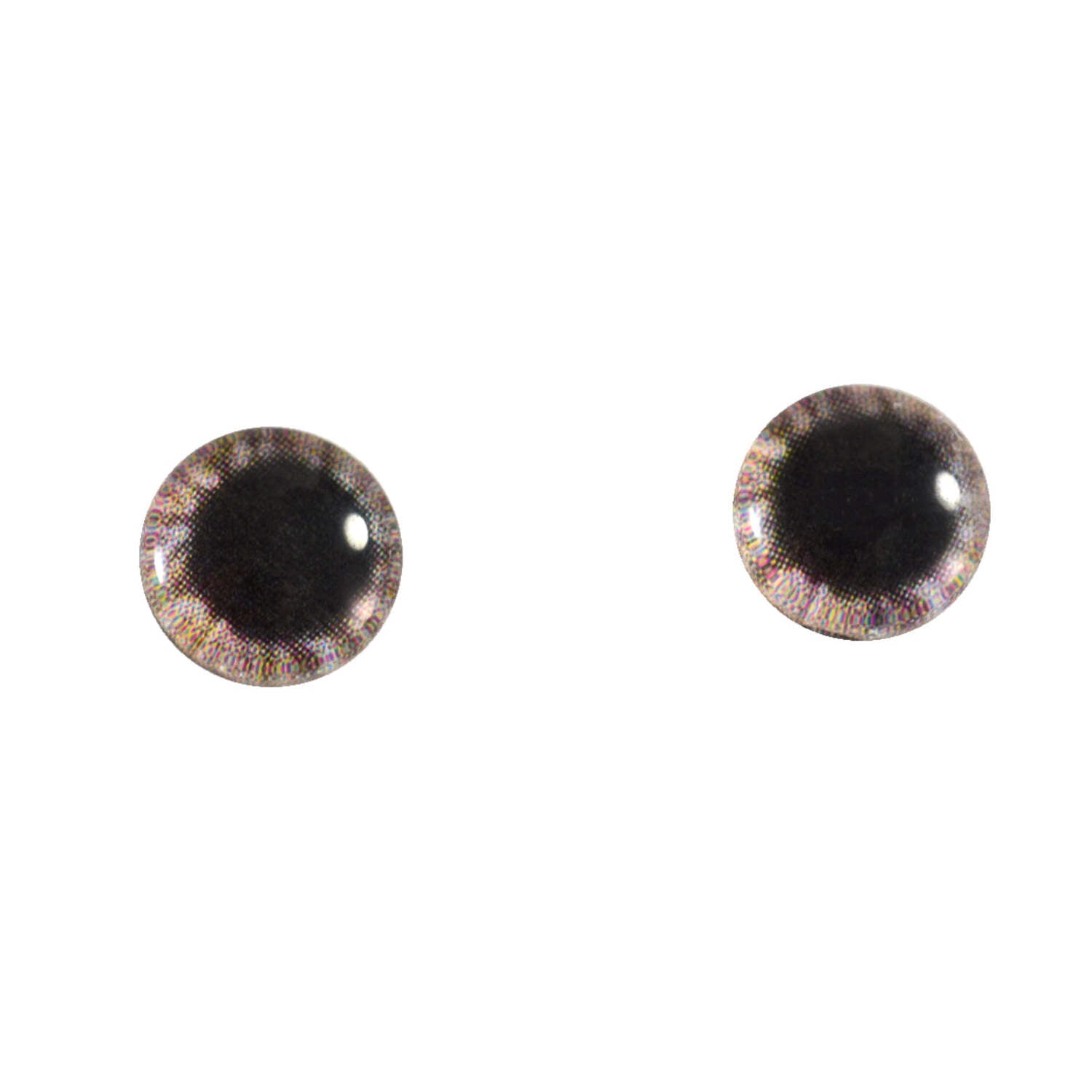 Round Eeye's Wide Brown Round Glass Eyes - Walmart.com