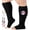 Black, variant on Wide Calf Compression Stockings for Women and Men 20-30mmHg Black, 7X-Large