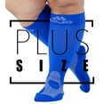 thumbnail image 1 of Wide Calf Mojo Men and Womens Compression Stockings 20-30mmHg - Navy, 4X-Large, 1 of 7