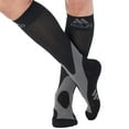 thumbnail image 1 of Wide Calf Pregnancy Compression Stockings for Women 20-30mmHg - Black, 7X-Large, 1 of 9