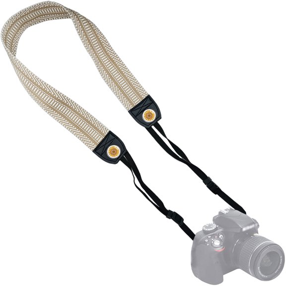 Wide Camera Strap For Photographers, Neck Shoulder Strap with Quick Release Buckles for DSLR SLR, Gift for Women & Men Bag Straps