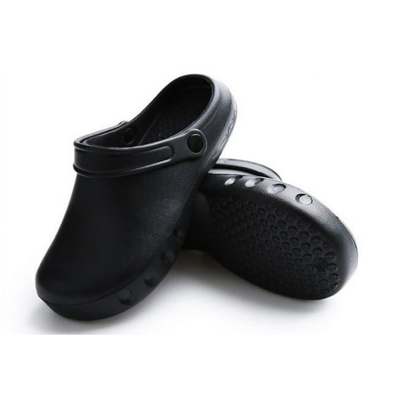 Wide Chef Shoes Men's Women's Slip Resistant Work Shoes for Food Service Waterproof with Arch Support