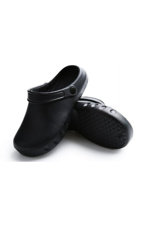 Wide Chef Shoes Men's Women's Slip Resistant Work Shoes for Food Service Waterproof with Arch Support