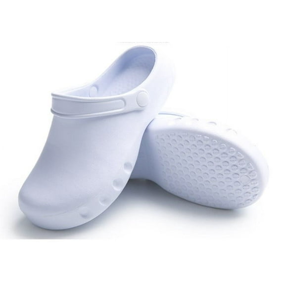 Wide Chef Shoes Men's Women's Slip Resistant Work Shoes for Food Service Waterproof with Arch Support