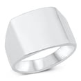 thumbnail image 1 of Wide Chunky Ring .925 Sterling Silver Band Jewelry Female Male Unisex Size 12, 1 of 4