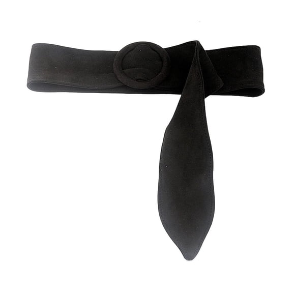 Giaone Women Suede Belt For Dresses Wide Cinchs Belt Formal Waist Wrap Belt For Women