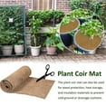 thumbnail image 1 of Wide Coconut Fiber Hanging Basket Liner, Replacement Bonsaier Insert for Flower Pots, Available in 39*24in Lengths, Natural Coir Liner for Outdoor Hanging Easter Decor Bonsaiers, 39*24in, C, 1 of 6