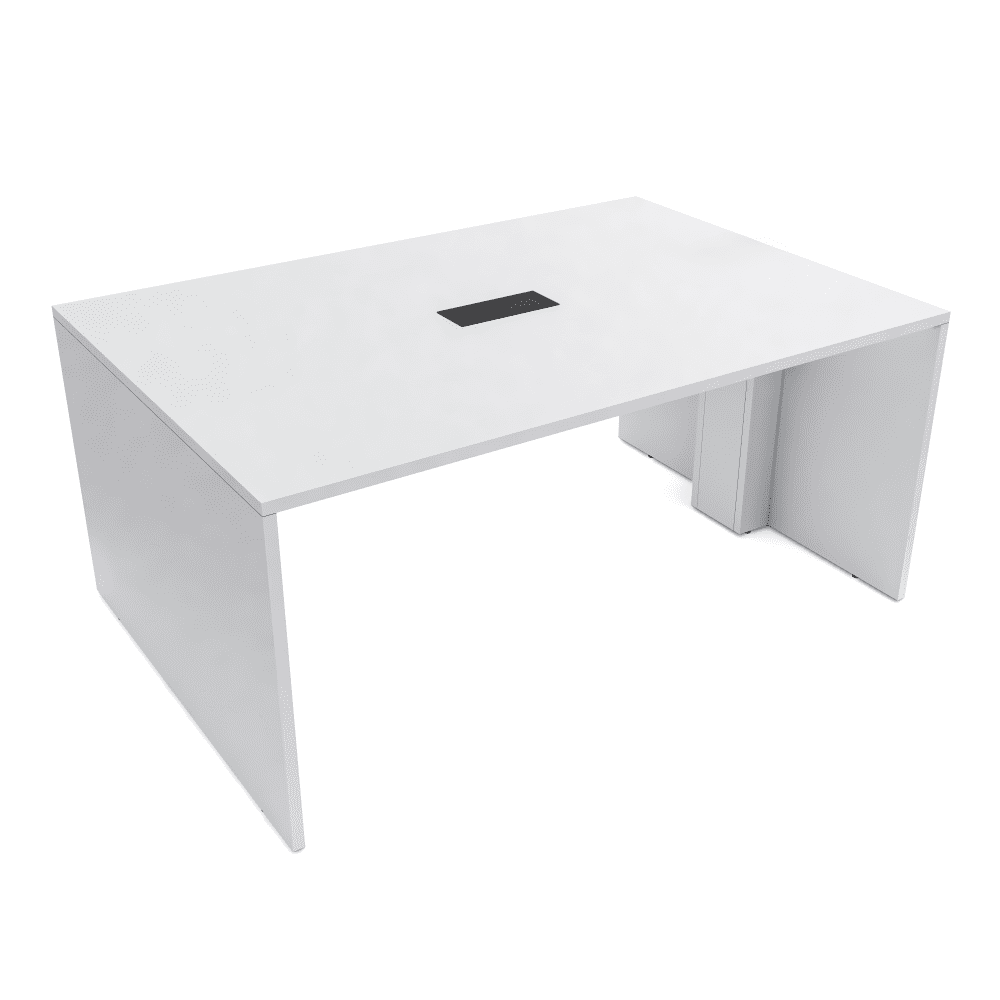 Table Facing Wide Collaborative Table | 4 Person Face-To-Face Desk | 48x66 All ...