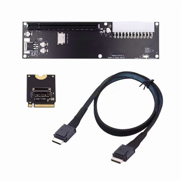 Wide Compatibility PCIE3.0 Mkey M.2 to Oculink SFF8612 Adapters Expansion Board