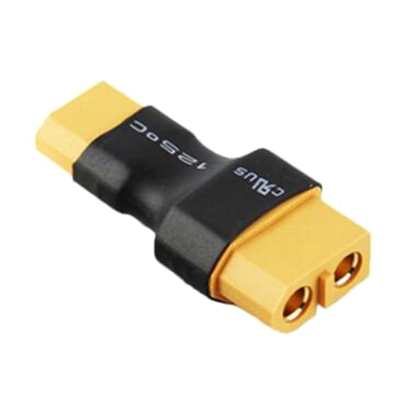 Wide Compatibility T Plug XT30 Adapters For Remote Batteries Durability Rubber Metal High Current