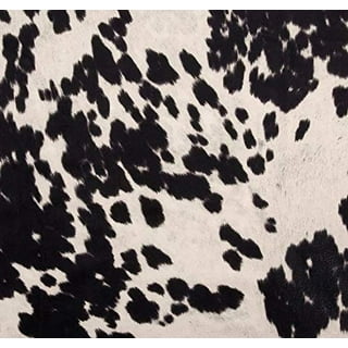 Suede Velvet Cow Print Udder Madness Upholstery Fabric 54 Wide Sold by The  Yard (Deep Copper Cream)