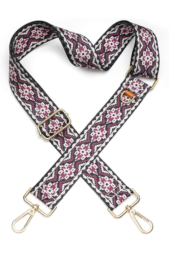 Wide Crossbody Purse Strap Replacement Adjustable Shoulder Guitar Multi-pattern Style Handbag Straps