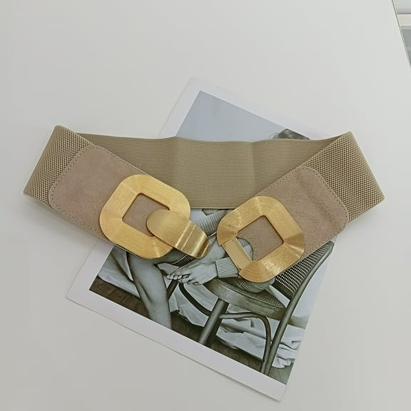 Wide Elastic Belts for Women Stretchy Cinch Waist Belt for Dresses