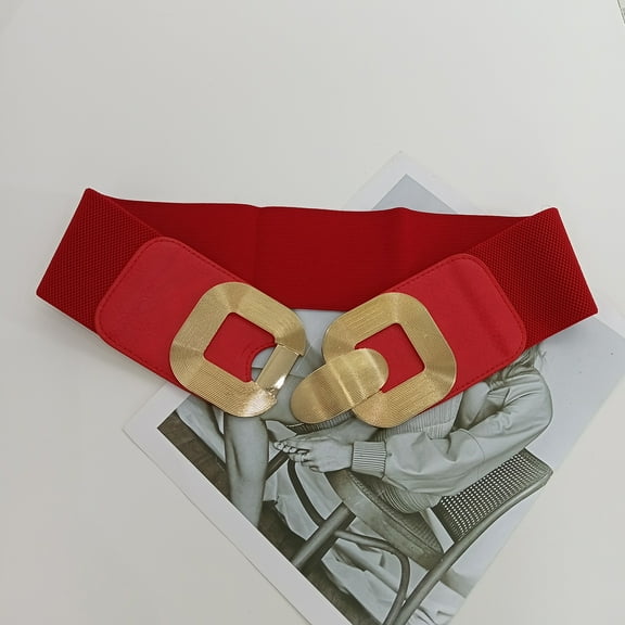 Wide Elastic Belts for Women Stretchy Cinch Waist Belt for Dresses