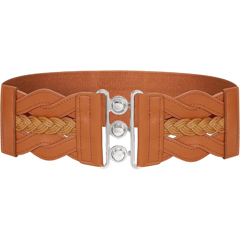 Wide Elastic Dress Belts for Women Vintage Stretchy Waist  display picture 2