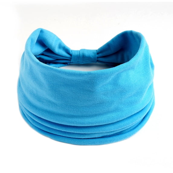 Wide Elastic Sports Sweatband, High Stretch Anti Slip Yoga Hair Band, Solid Color Absorbent Head Band for Fitness Running Outdoor Exercise Daily Face Hair Fixing Decoration