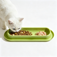 thumbnail image 1 of Wide Extended Pet Food Bowl, Ant‑Barrier No Spill Feeding Dish, Easy‑to‑Clean Large Capacity Plastic Feeder for Multi‑Cat & Multi‑Dog Home, 1 of 5