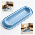 thumbnail image 1 of Wide Extended Pet Food Bowl, Ant‑Barrier No Spill Feeding Dish, Easy‑to‑Clean Large Capacity Plastic Feeder for Multi‑Cat & Multi‑Dog Home, 1 of 5