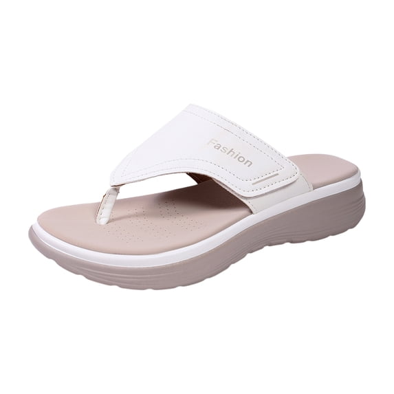 Wide Flip Flops for Women with Arch Support Wide Width Flip Flops for Women Beach Non Slip, 39