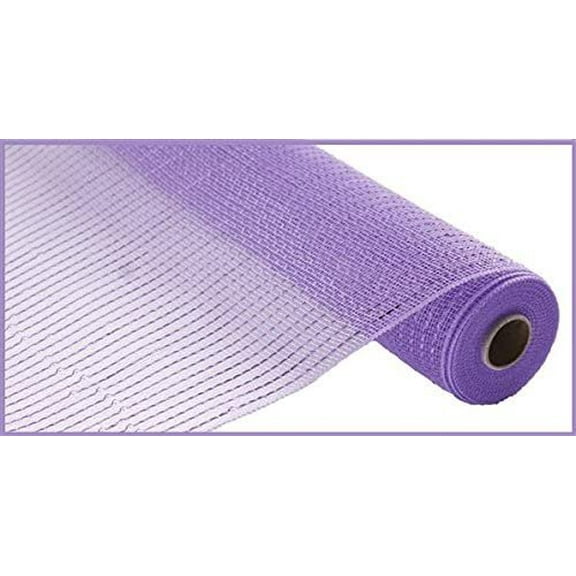 Wide Foil Deco Poly Mesh Ribbon, 10 Inches x 30 Feet Lavender, Lavender Foil