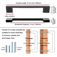 thumbnail image 2 of South Main Hardware Euro Bar Cabinet Handle (3/8" Diameter), 6.38 2 of 12