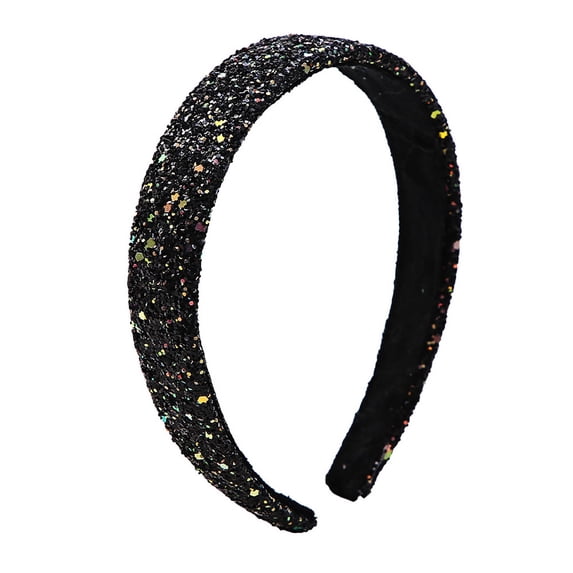 25cm Wide Glittery Hairband for High Hairline - Colorful Headband for Stylish and Comfort