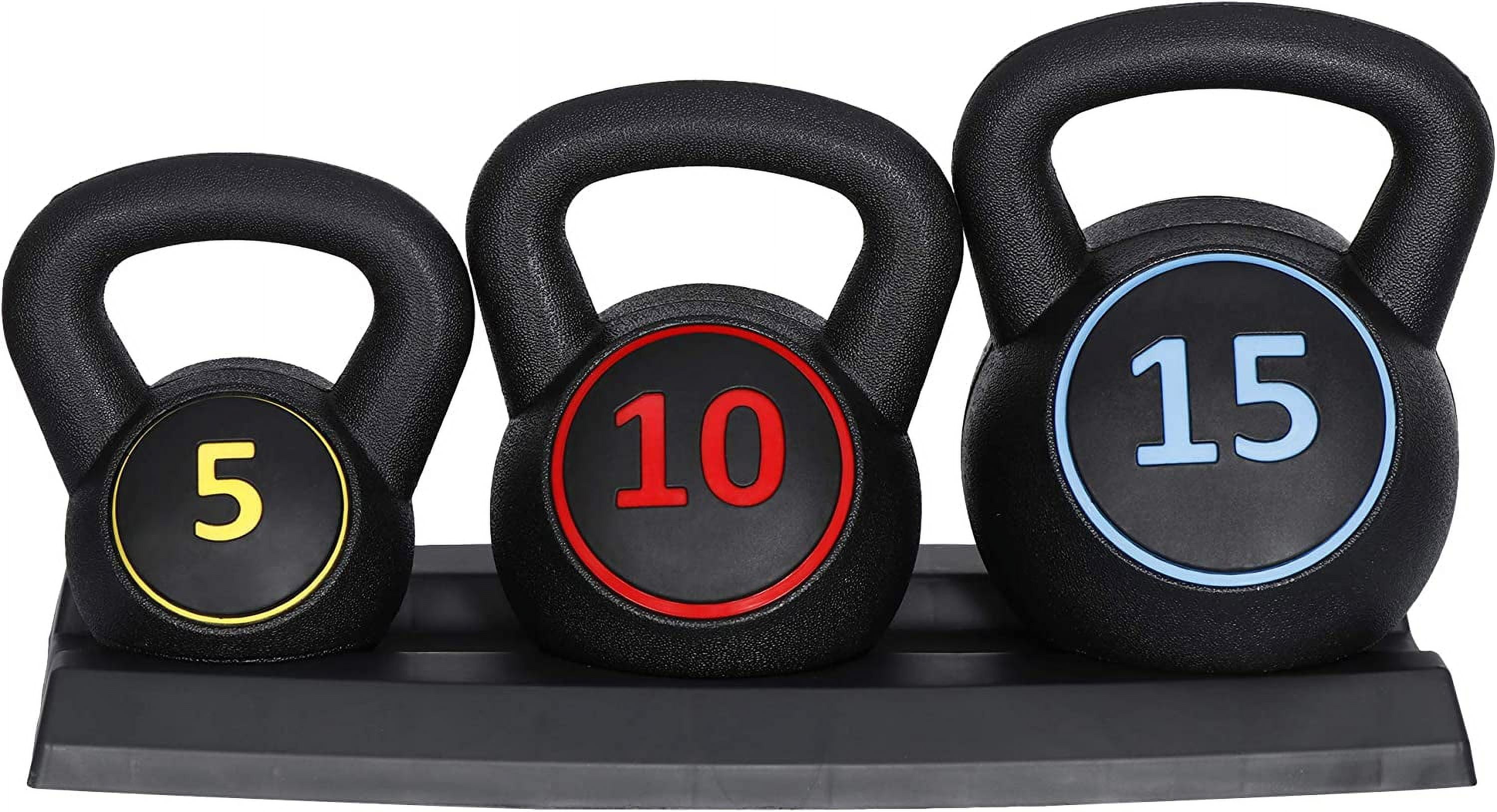 Wide Grip Kettlebell Exercise Fitness Weight Set, Multiple Sizes