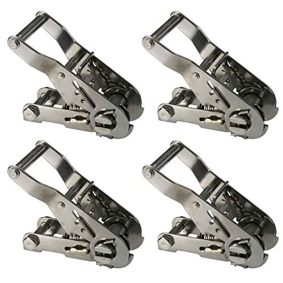 Wide Handle Stainless Steel Type 304 Ratchet for 1" Webbing - 4 Pack$$Tools & Hardware Other