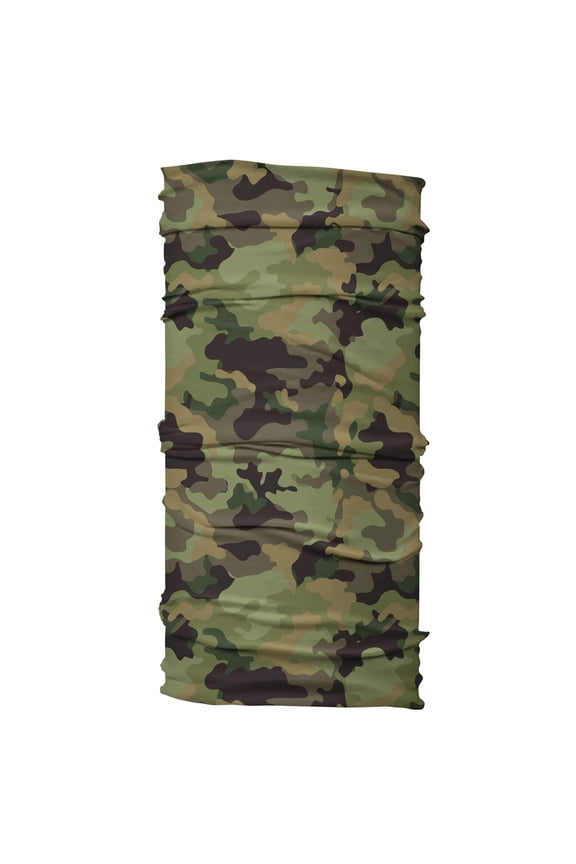 Karma Gifts Wide Headband – Green Camo Print, Soft Stretchy Hair Band for Everyday Wear