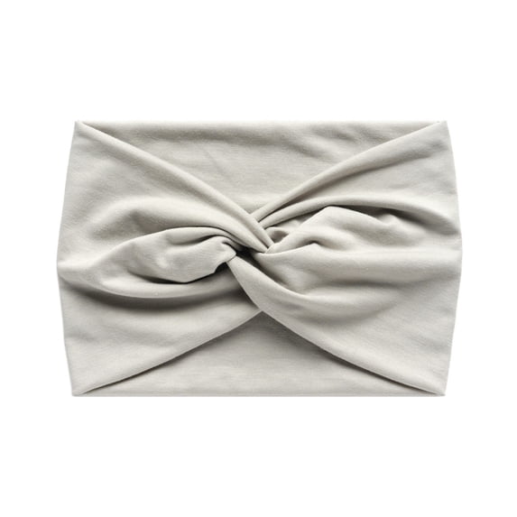 Wide Headband for Women Non-Slip Elastic Large African Turban Headwrap Ideal for Yoga,Workouts,Running African Turban Headwrap turban headbands for women Silver One Size