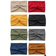 thumbnail image 1 of Wide Headbands for Women, Large Twist Headbands Boho Turban Headband Stretchy Head Wraps for Hair, Pack of 8, 1 of 4