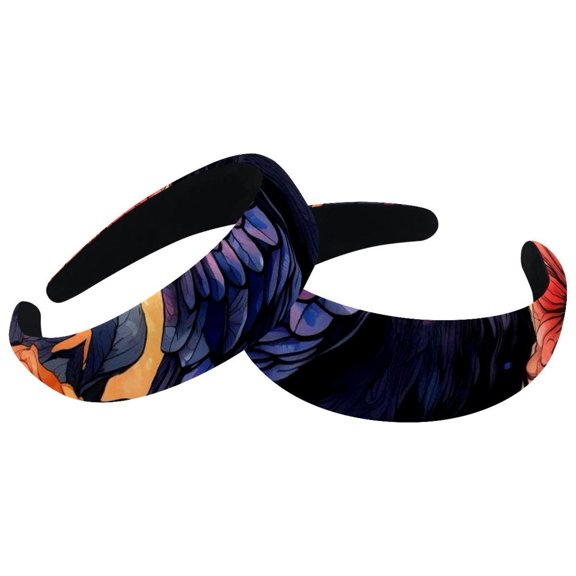 Wide Headbands for Women Soft Head Bands Hairbands for Women Girls Crow Headband for Women Hairbands Hair Accessories