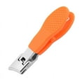 thumbnail image 1 of Wide Jaw Opening Anti-Splash Slanted Nail Clipper, Fingernail and Toenail Clippers Clippers for Ingrown Nails, Curved Toenail Clippers for Thick Nails, Household Slanted Nail Clippers (Orange), 1 of 4