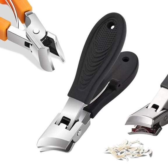 Wide Jaw Opening Anti-Splash Slanted Nail Clipper,No Splash Nail Trimmer for Men,Slanted Nail Clippers, Ingrown Nail Clippers Wide Jaw Slanted Toenail Clippers for Women and Men
