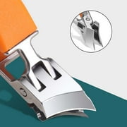 Wide Jaw Opening Anti-Splash Slanted Nail Clipper, Wide Jaw Opening Anti-Splash Slanted Nail Clipper, Slanted Nail Clippers, Long Handle Curved Blade for Seniors Adult