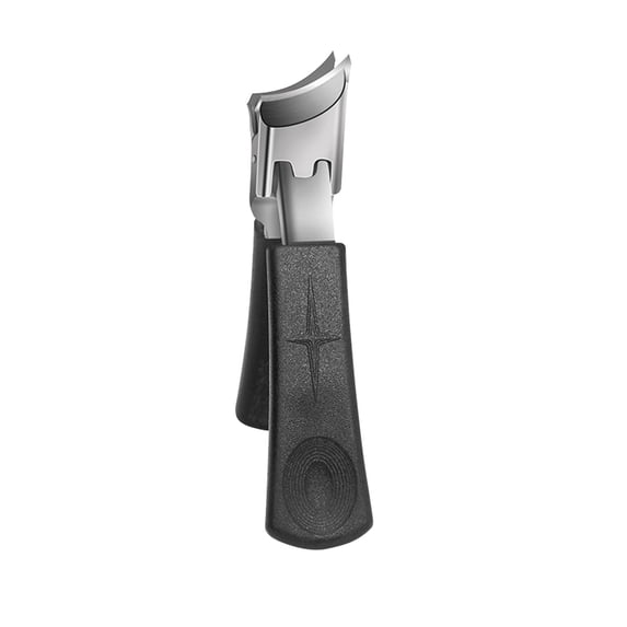 Wide Jaw Opening Slanted Nail Clipper for Thick Toenails - Curved Design for Effortless Nail Care