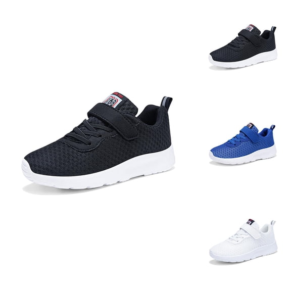 Wide Kid's Orthopedic Slip On Walking Running Tennis Shoes with Arch Support for Boys & Girls Casual Comfortable Running Shoes for Toddler/Little Kid/Large Kid