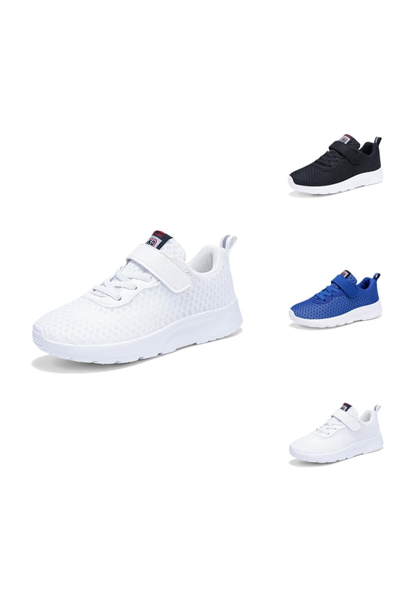 Wide Kid's Orthopedic Slip On Walking Running Tennis Shoes with Arch Support for Boys & Girls Casual Comfortable Running Shoes For Toddler/Little Kid/Big Kid