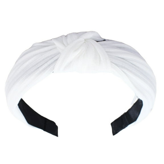 Wide Knotted Headband for Female Girl Simple Designs Makeup Hairhoop Twisted Headband High Skull Hairband for Daily Use
