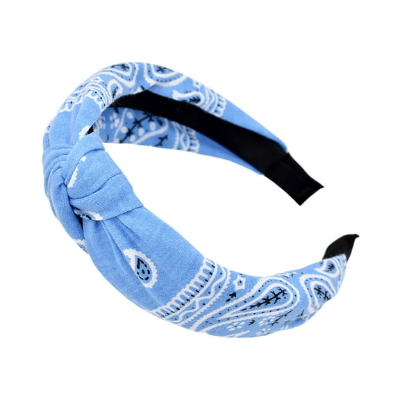 Wide Knotted Turban Style Headband Elastic Hair Band Fashion Hair Accessories For Women And Girls