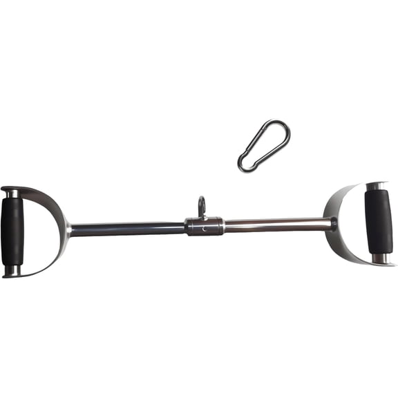 Wide  Lat Pull Down Bar, Press Down Bar,  Machine Attachment Multi Gym Attachment Solid  Tricep V-Bar