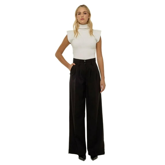 Wide Leg Double Waisted Pants