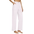 thumbnail image 1 of Wide Leg Linen Pants For Women Loose Pants For Women Summer Pants For Women 2026 Beach Vacation Clothes Flowy Pants For Women High Waisted Linen Drawstring Pants Women Womens Boho Pants, 1 of 4